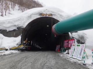 トンネル斜坑入口