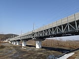北海道新幹線湯の里信号場構内雪覆4（知内川防音壁）