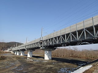 北海道新幹線湯の里信号場構内雪覆4（知内川防音壁）