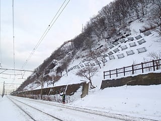 朝里・銭函間261k410m