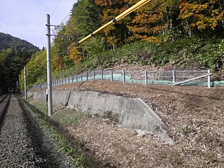 土砂止柵新設（滝ノ沢・ホロカ間）