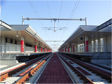 駅部乗降場（完了全景）