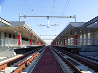駅部乗降場（完了全景）