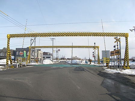 丘珠街道踏切