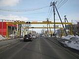 札幌篠路線道路踏切