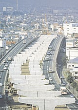 札樽自動車道新琴似高架橋（下部）